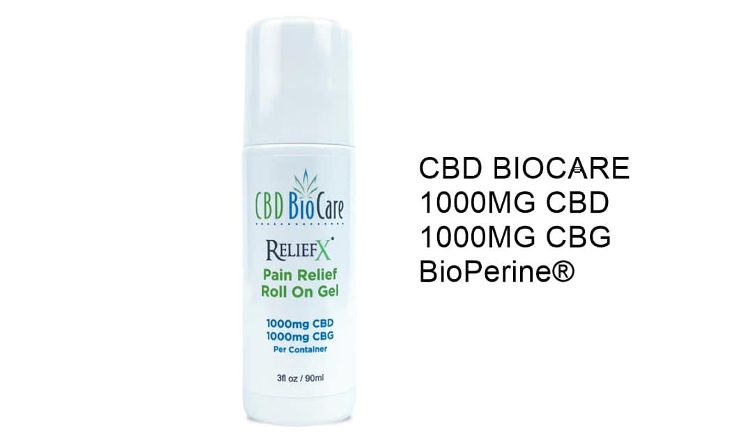 CBD BIOCARE ReliefX Pain Relief Roll On